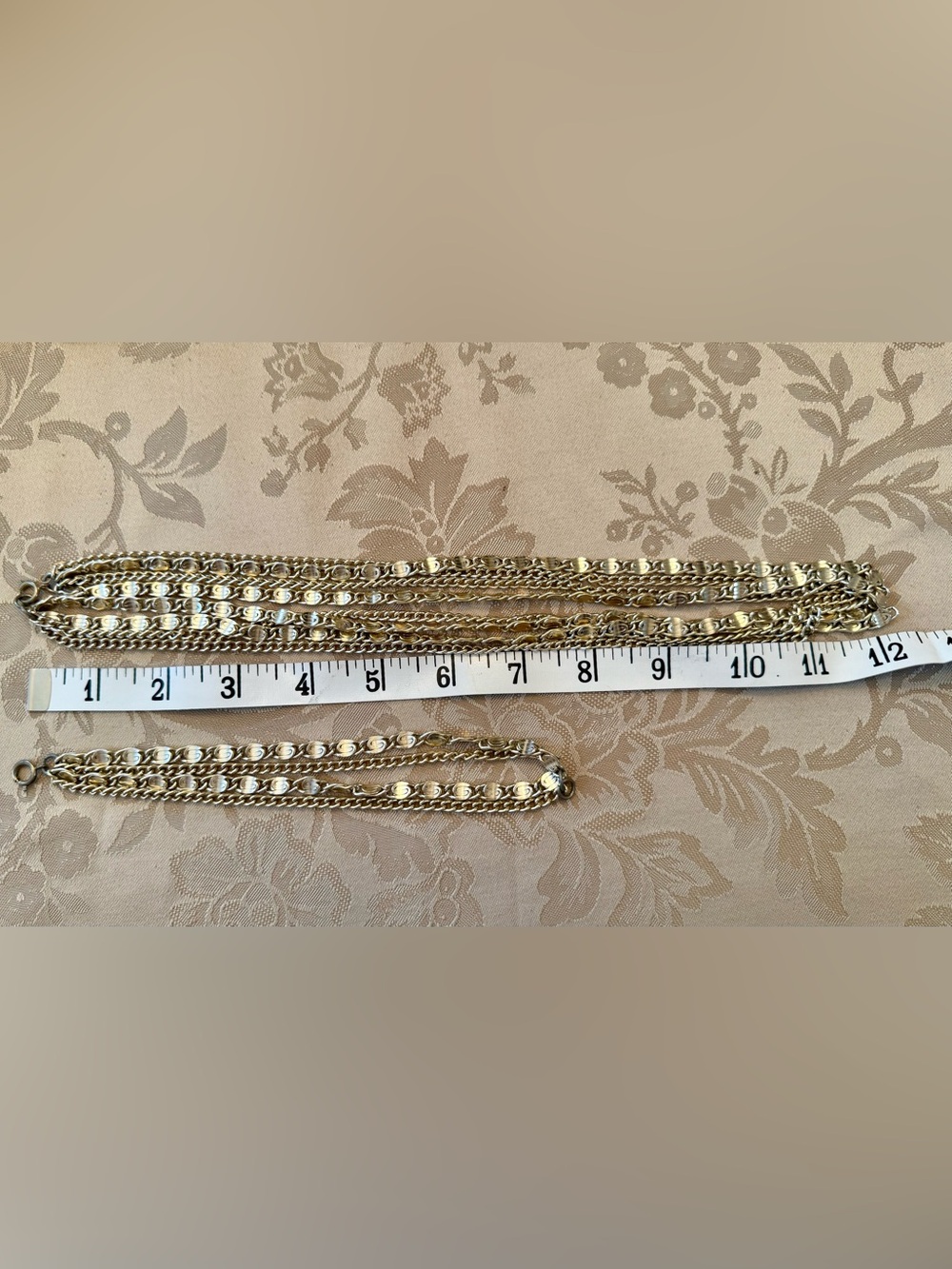 Vintage Sarah Coventry 4 Strand Gold Tone Necklace w/Extender or Bracelet - Picture 3 of 3